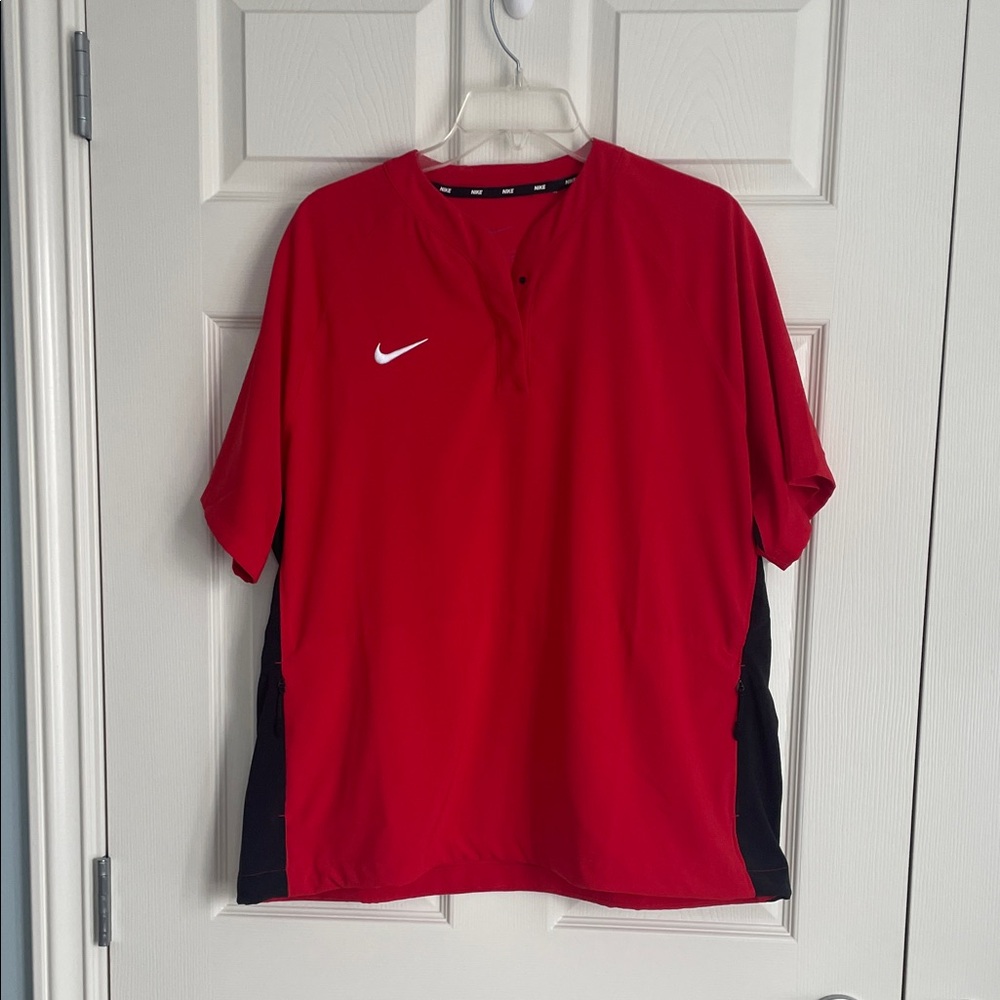 Women’s Nike Red and Black Softball Shirt